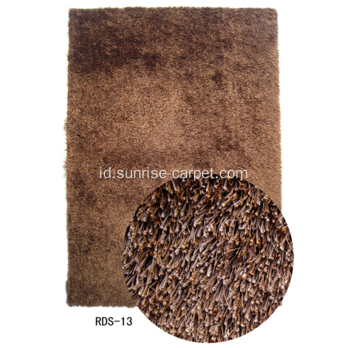 Polyester Tebal &amp; Benang Tebal Benang Karpet Karpet